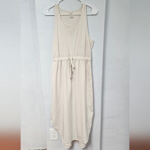 CALIA by Carrie Underwood Soft Cream Women's Drawstring Dress